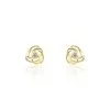 Histoire D'Or Boucles D'oreilles Puces Or Jaune Afua Diamants