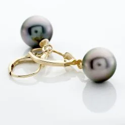 Histoire D'Or Boucles D'oreilles Puces Baroque Dormeuse Or Jaune Perle De Tahiti 6 Histoire D'Or Boucles D'oreilles Puces Baroque Dormeuse Or Jaune Perle De Tahiti -Boucles d'oreilles pendantes Soldes Boutique B3OFJHH013 view2