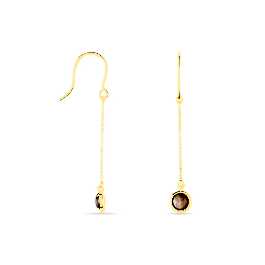 Histoire D'Or Boucles D'oreilles Pendantes Arenale Or Jaune Quartz 2 Histoire D'Or Boucles D'oreilles Pendantes Arenale Or Jaune Quartz – Image 2
