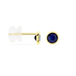 Histoire D'Or Boucles D'oreilles Puces Edy Serti Clos Or Jaune Saphir 5 Histoire D'Or Boucles D'oreilles Puces Edy Serti Clos Or Jaune Saphir -Boucles d'oreilles pendantes Soldes Boutique B3OFJSN001 view1