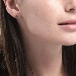 Adg Boucles D'oreilles Puces Elea Or Jaune Topaze Bleu London -Boucles d'oreilles pendantes Soldes Boutique B3OFJT5004 model0