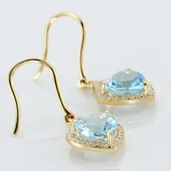 Histoire D'Or Boucles D'oreilles Pendantes Rosaline Or Jaune Topaze Et Oxyde 6 Histoire D'Or Boucles D'oreilles Pendantes Rosaline Or Jaune Topaze Et Oxyde -Boucles d'oreilles pendantes Soldes Boutique B3OFJTB334 view2