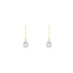 Histoire D'Or Boucles D'oreilles Pendantes Kalyne Or Jaune Topaze