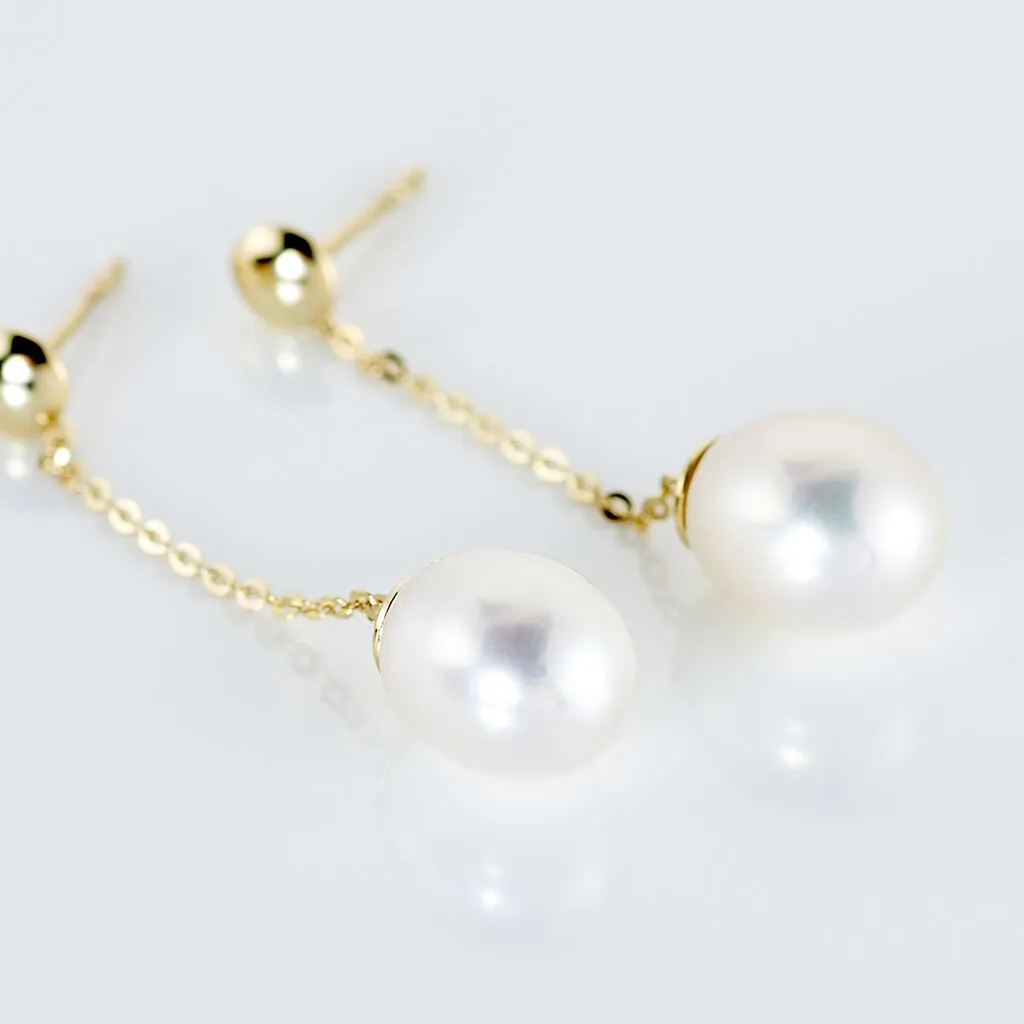 Histoire D'Or Boucles D'oreilles Pendantes Valera Or Jaune Perle De Culture 3 Histoire D'Or Boucles D'oreilles Pendantes Valera Or Jaune Perle De Culture – Image 3
