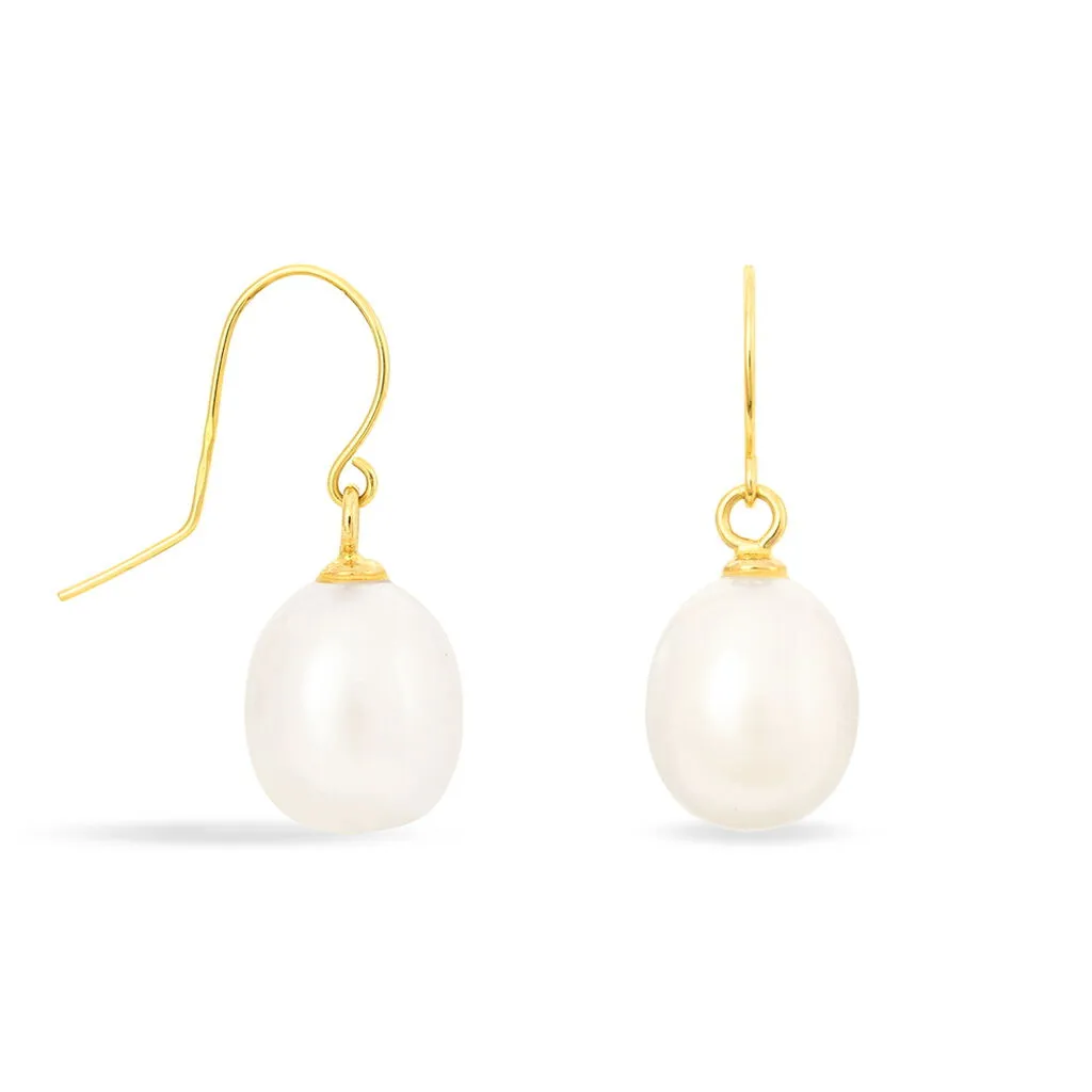 Histoire D'Or Boucles D'oreilles Pendantes Baroque Or Jaune Perle De Culture 2 Histoire D'Or Boucles D'oreilles Pendantes Baroque Or Jaune Perle De Culture – Image 2