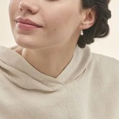 Histoire D'Or Boucles D'oreilles Pendantes Taissia Or Jaune Perle De Culture -Boucles d'oreilles pendantes Soldes Boutique B3OFJU2276 model0