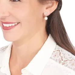 Histoire D'Or Bijoux D'oreilles Norah Or Jaune Perle De Culture Et Oxyde 7 Histoire D'Or Bijoux D'oreilles Norah Or Jaune Perle De Culture Et Oxyde -Boucles d'oreilles pendantes Soldes Boutique B3OFJU2285 model0