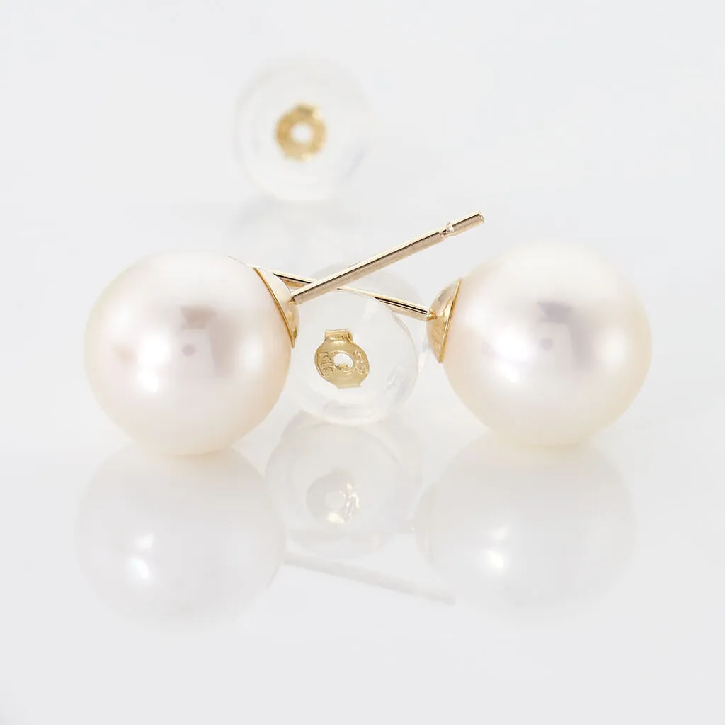 Histoire D'Or Boucles D'oreilles Puces Suki Or Jaune Perle De Culture 3 Histoire D'Or Boucles D'oreilles Puces Suki Or Jaune Perle De Culture – Image 3