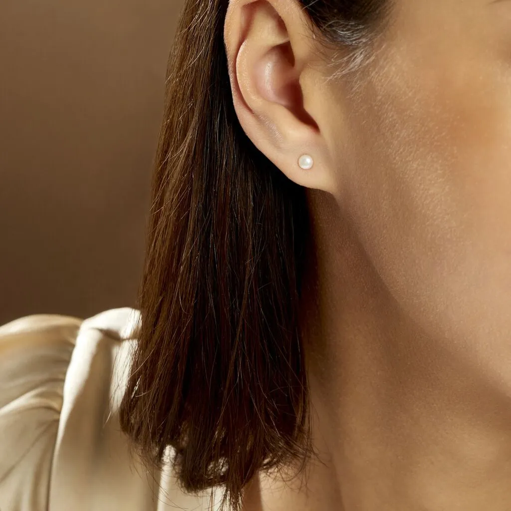 Histoire D'Or Boucles D'oreilles Puces Kesya Nacres Bouton Or Jaune Perle De Culture 4 Histoire D'Or Boucles D'oreilles Puces Kesya Nacres Bouton Or Jaune Perle De Culture – Image 4