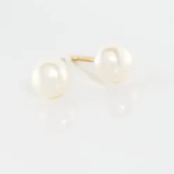 Histoire D'Or Boucles D'oreilles Puces Kesya Nacres Bouton Or Jaune Perle De Culture 6 Histoire D'Or Boucles D'oreilles Puces Kesya Nacres Bouton Or Jaune Perle De Culture -Boucles d'oreilles pendantes Soldes Boutique B3OFJU2335 view2