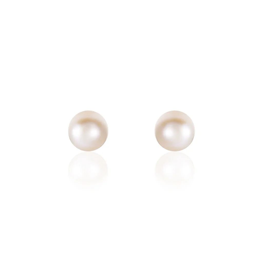 Histoire D'Or Boucles D'oreilles Puces Suki Rondes Nacres Or Jaune Perle De Culture 1 Histoire D'Or Boucles D'oreilles Puces Suki Rondes Nacres Or Jaune Perle De Culture
