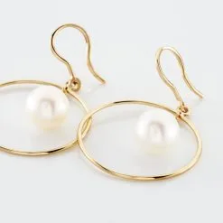 Histoire D'Or Boucles D'oreilles Pendantes Joris Or Jaune Perle De Culture 6 Histoire D'Or Boucles D'oreilles Pendantes Joris Or Jaune Perle De Culture -Boucles d'oreilles pendantes Soldes Boutique B3OFJU2355 view2