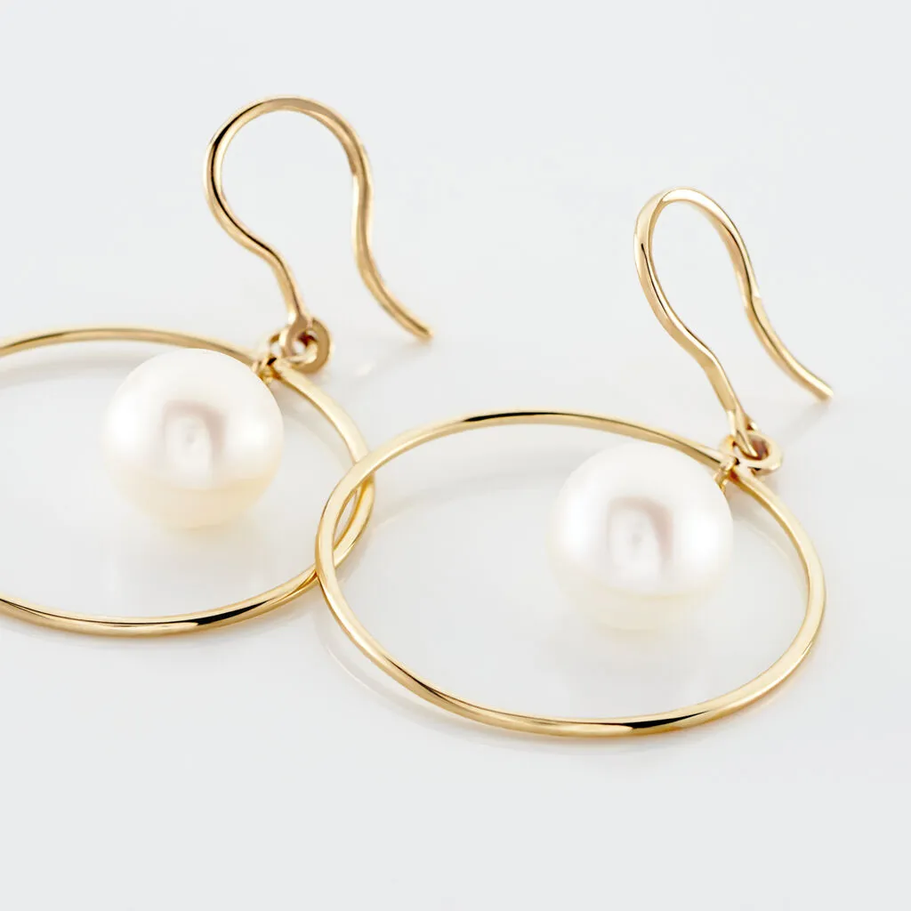 Histoire D'Or Boucles D'oreilles Pendantes Joris Or Jaune Perle De Culture 3 Histoire D'Or Boucles D'oreilles Pendantes Joris Or Jaune Perle De Culture – Image 3