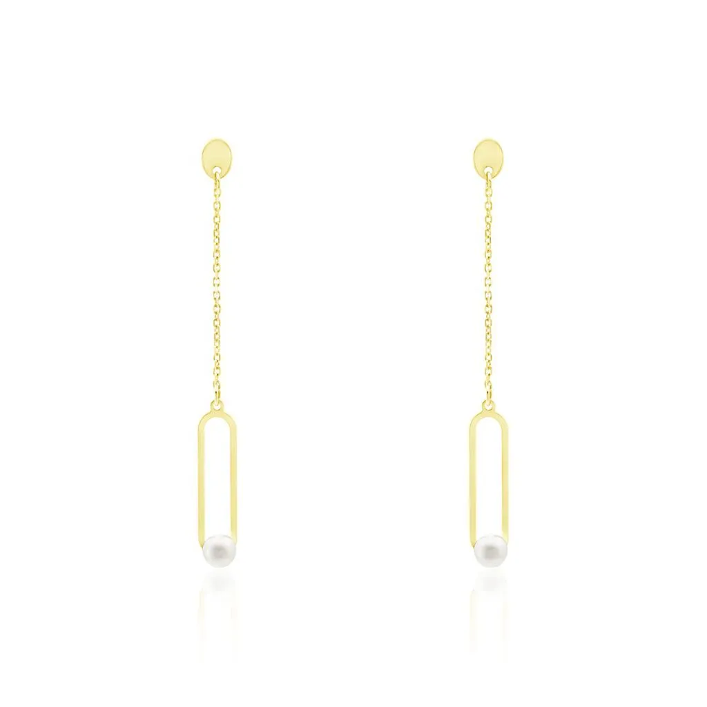 Histoire D'Or Boucles D'oreilles Pendantes Or Jaune Lucasta Perle De Culture 1 Histoire D'Or Boucles D'oreilles Pendantes Or Jaune Lucasta Perle De Culture