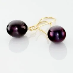 Histoire D'Or Boucles D'oreilles Pendantes Severiane Or Jaune Perle De Culture -Boucles d'oreilles pendantes Soldes Boutique B3OFJUH004 view2