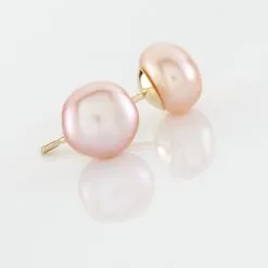 Histoire D'Or Boucles D'oreilles Puces Ursulina Or Jaune Perle De Culture -Boucles d'oreilles pendantes Soldes Boutique B3OFJUS019 view2