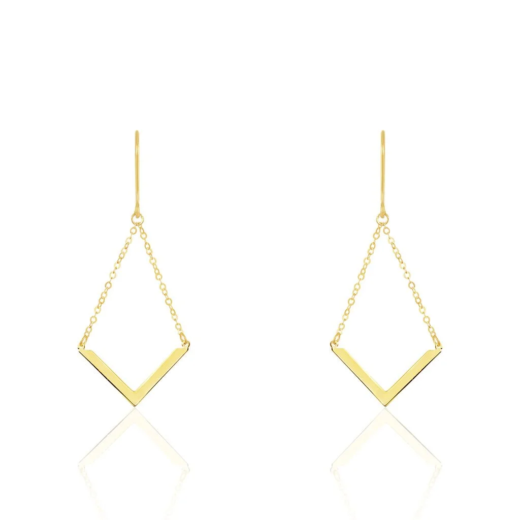 Histoire D'Or Boucles D'oreilles Pendantes Ella Or Jaune 1 Histoire D'Or Boucles D'oreilles Pendantes Ella Or Jaune