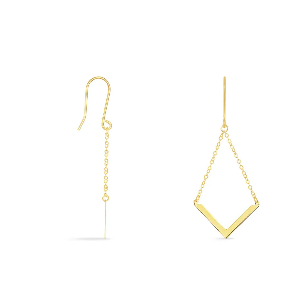 Histoire D'Or Boucles D'oreilles Pendantes Ella Or Jaune 2 Histoire D'Or Boucles D'oreilles Pendantes Ella Or Jaune – Image 2