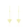 Histoire D'Or Boucles D'oreilles Pendantes Katie Or Jaune
