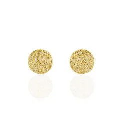 Histoire D'Or Boucles D'oreilles Puces Eryne Or Jaune