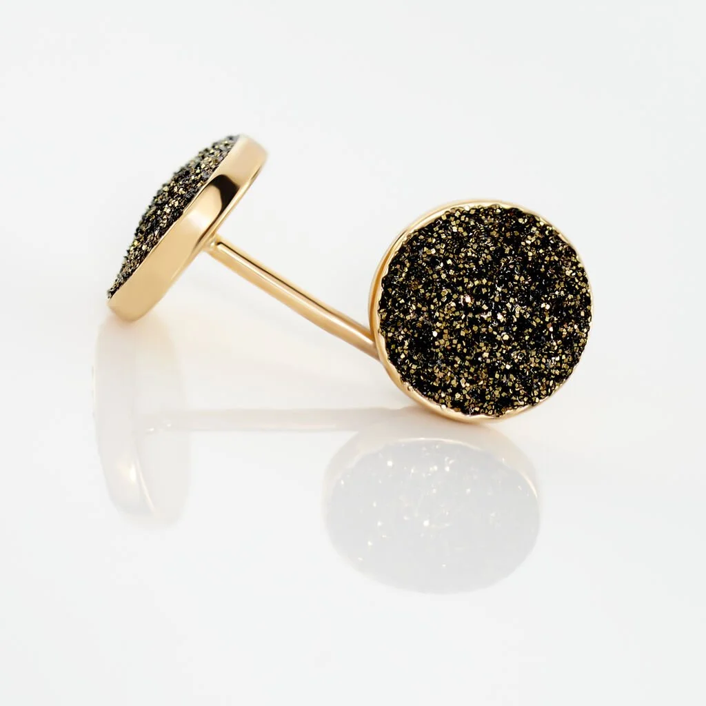 Histoire D'Or Boucles D'oreilles Puces Eryne Or Jaune 3 Histoire D'Or Boucles D'oreilles Puces Eryne Or Jaune – Image 3