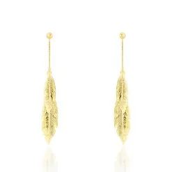 Histoire D'Or Boucles D'oreilles Pendantes Soline Or Jaune