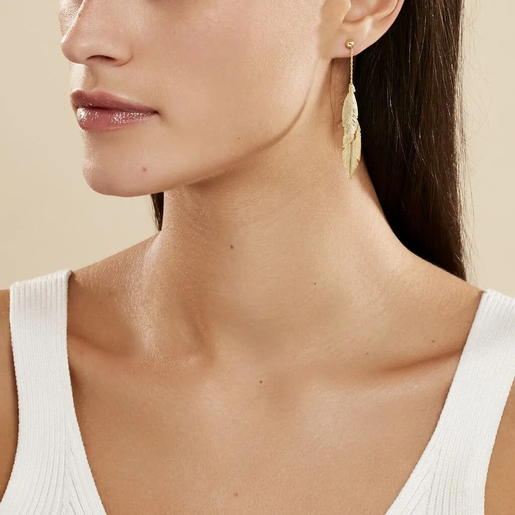 Histoire D'Or Boucles D'oreilles Pendantes Soline Or Jaune 4 Histoire D'Or Boucles D'oreilles Pendantes Soline Or Jaune – Image 4