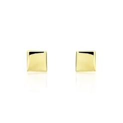 Histoire D'Or Boucles D'oreilles Puces Genovera Or Jaune