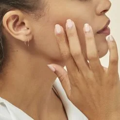 Histoire D'Or Créoles Helle Amande Or Jaune -Boucles d'oreilles pendantes Soldes Boutique B3OFJW007A model0