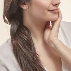 Histoire D'Or Boucles D'oreilles Pendantes Bartolomea Feuille Or Jaune -Boucles d'oreilles pendantes Soldes Boutique B3OFJW008X model0