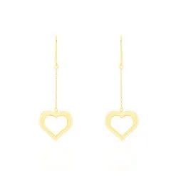 Histoire D'Or Boucles D'oreilles Pendantes Viviana Or Jaune