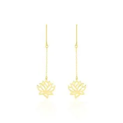 Histoire D'Or Boucles D'oreilles Pendantes Nevia Or Jaune