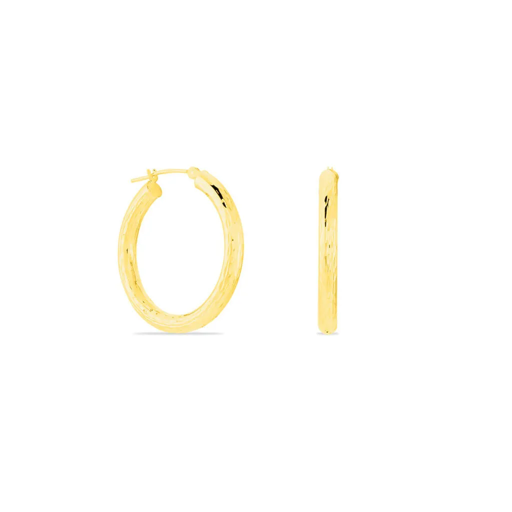 Histoire D'Or Créoles Cleanne Diamantees Fil Rond Or Jaune 3 Histoire D'Or Créoles Cleanne Diamantees Fil Rond Or Jaune – Image 3