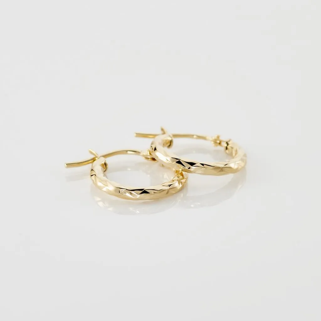 Histoire D'Or Créoles Cayla Or Jaune 4 Histoire D'Or Créoles Cayla Or Jaune – Image 4