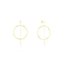 Histoire D'Or Créoles Ally Cercles Ajourés Or Jaune