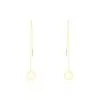 Histoire D'Or Boucles D'oreilles Pendantes Florent Or Jaune
