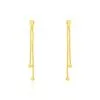 Histoire D'Or Boucles D'oreilles Pendantes Assiba Or Jaune