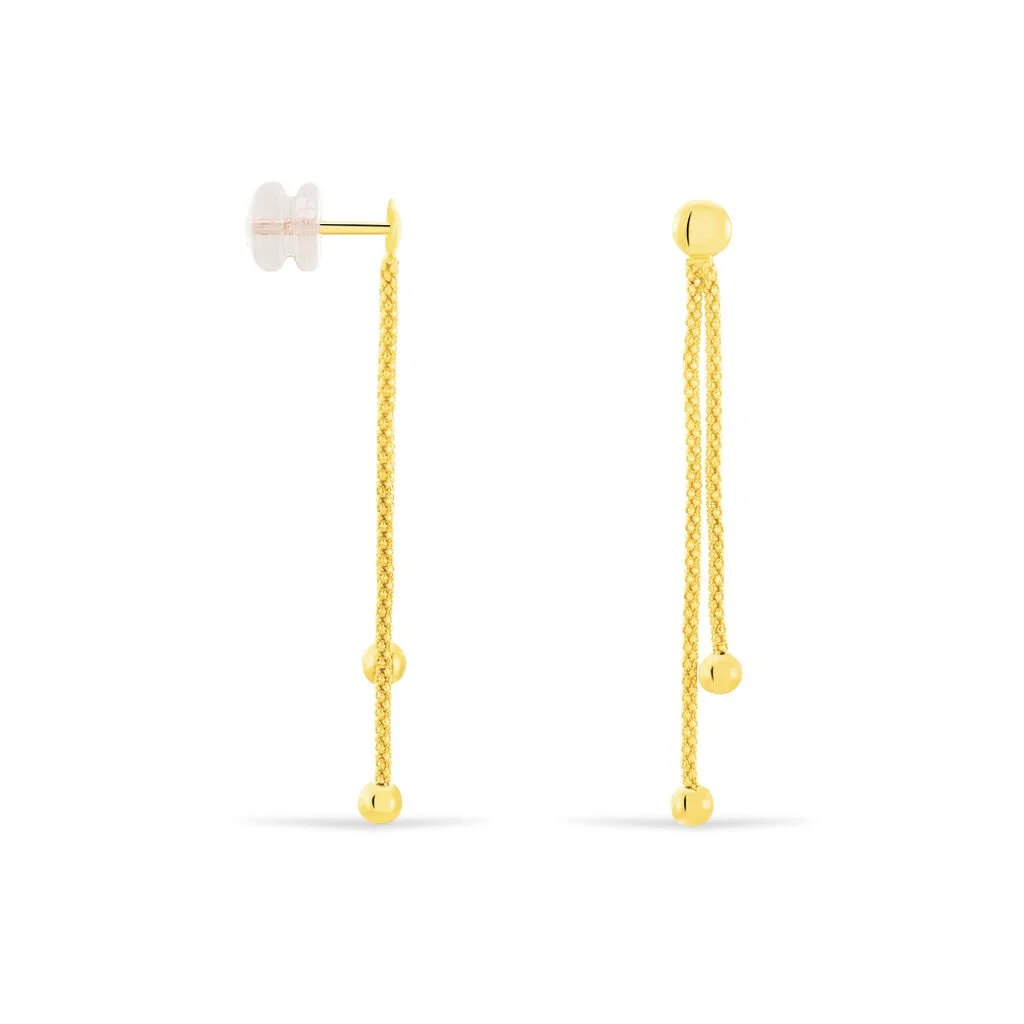 Histoire D'Or Boucles D'oreilles Pendantes Assiba Or Jaune 2 Histoire D'Or Boucles D'oreilles Pendantes Assiba Or Jaune – Image 2