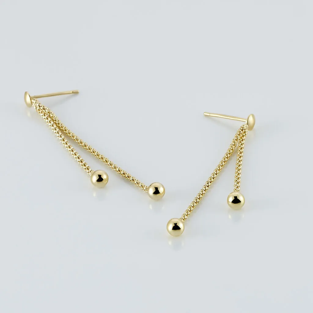 Histoire D'Or Boucles D'oreilles Pendantes Assiba Or Jaune 3 Histoire D'Or Boucles D'oreilles Pendantes Assiba Or Jaune – Image 3