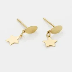 Histoire D'Or Boucles D'oreilles Pendantes Alphonsine Etoile Or Jaune -Boucles d'oreilles pendantes Soldes Boutique B3OFJW00BU view2