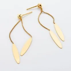 Histoire D'Or Boucles D'oreilles Pendantes Feuille Or Jaune 6 Histoire D'Or Boucles D'oreilles Pendantes Feuille Or Jaune -Boucles d'oreilles pendantes Soldes Boutique B3OFJW00BY view2