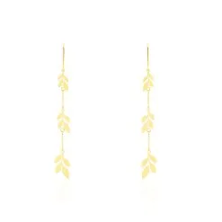 Histoire D'Or Boucles D'oreilles Pendantes Edinna Or Jaune
