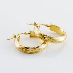 Histoire D'Or Créoles Antiope Or Jaune -Boucles d'oreilles pendantes Soldes Boutique B3OFJW00CY view2