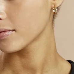 Histoire D'Or Créoles Ananas Or Jaune 8 Histoire D'Or Créoles Ananas Or Jaune -Boucles d'oreilles pendantes Soldes Boutique B3OFJW00D0 model0