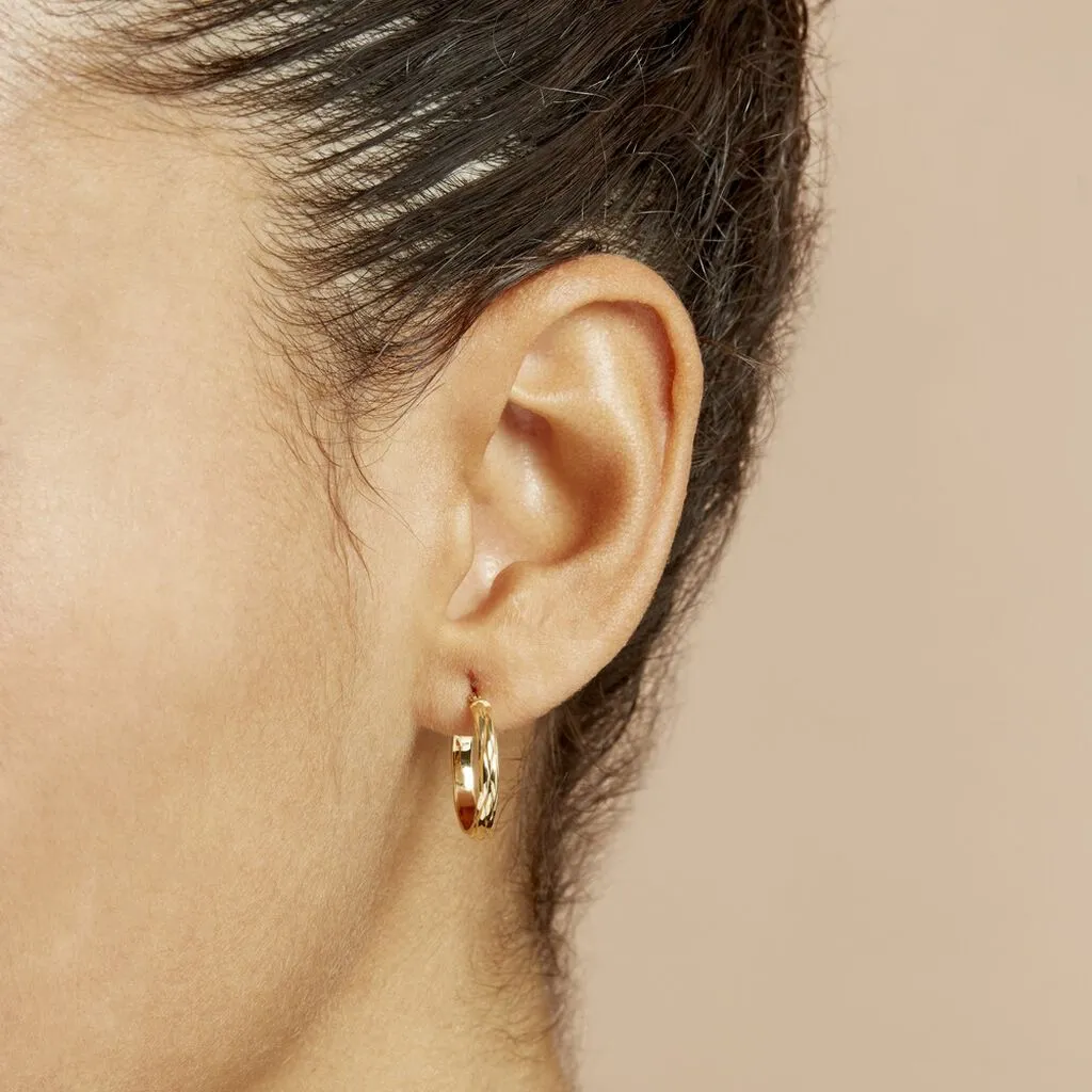 Histoire D'Or Créoles Ananas Or Jaune 5 Histoire D'Or Créoles Ananas Or Jaune – Image 5