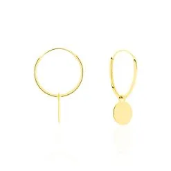 Histoire D'Or Créoles Belita Or Jaune