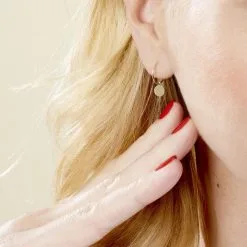 Histoire D'Or Créoles Belita Or Jaune -Boucles d'oreilles pendantes Soldes Boutique B3OFJW00DL model0