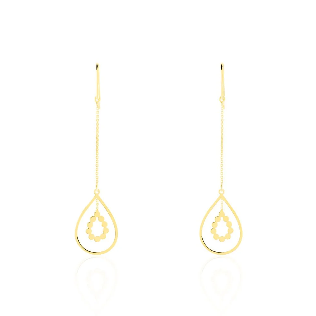 Histoire D'Or Boucles D'oreilles Pendantes Isabella Or Jaune 1 Histoire D'Or Boucles D'oreilles Pendantes Isabella Or Jaune