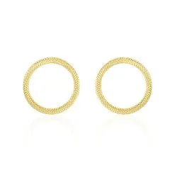 Histoire D'Or Boucles D'oreilles Pendantes Gracieuse Or Jaune