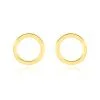 Histoire D'Or Boucles D'oreilles Pendantes Gracieuse Or Jaune